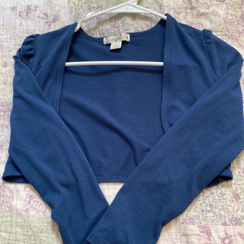 Vest, blue, size 8